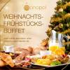 Weihnachtsfrühstück im Saal Bellevue